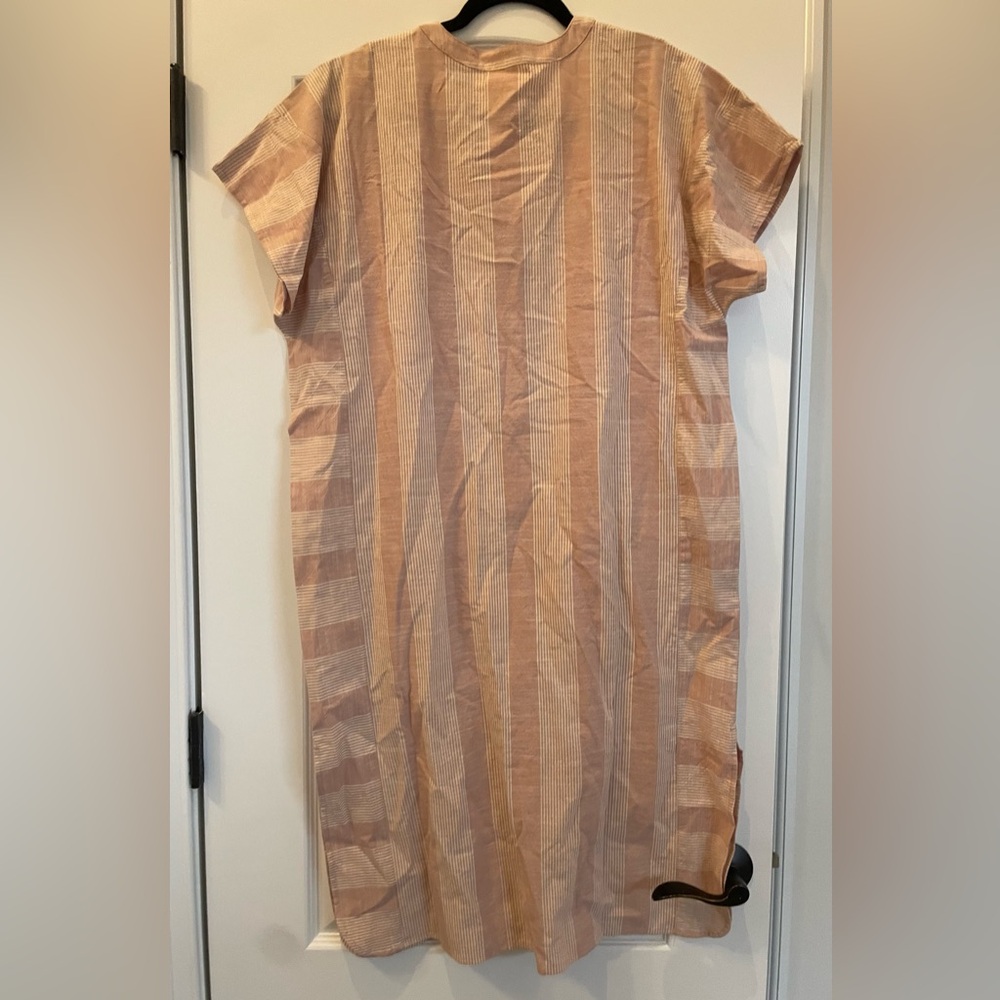 Striped Button-Down Dress - Picture 2 of 3
